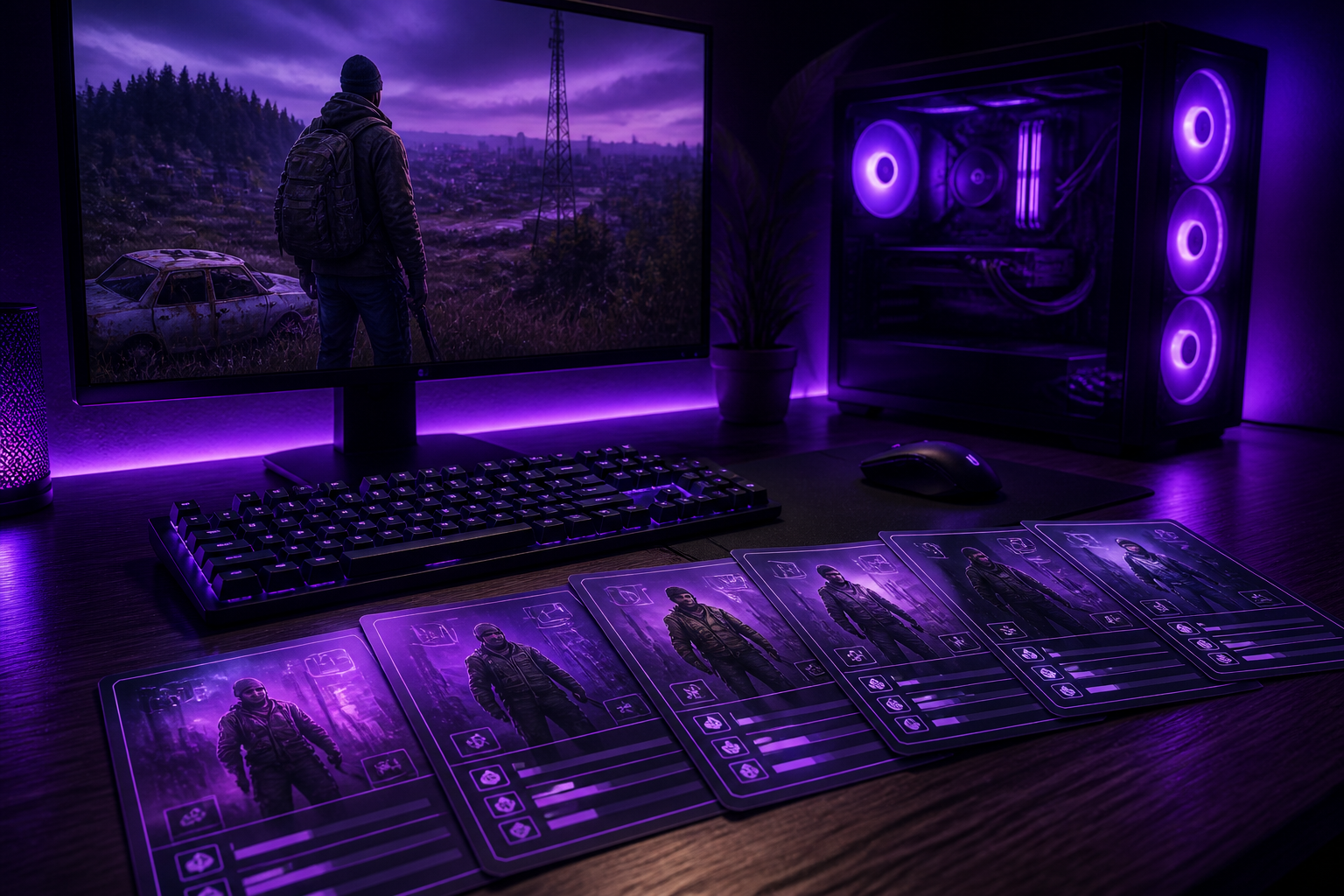 Hotkey configuration screen for DayZ cheat profiles