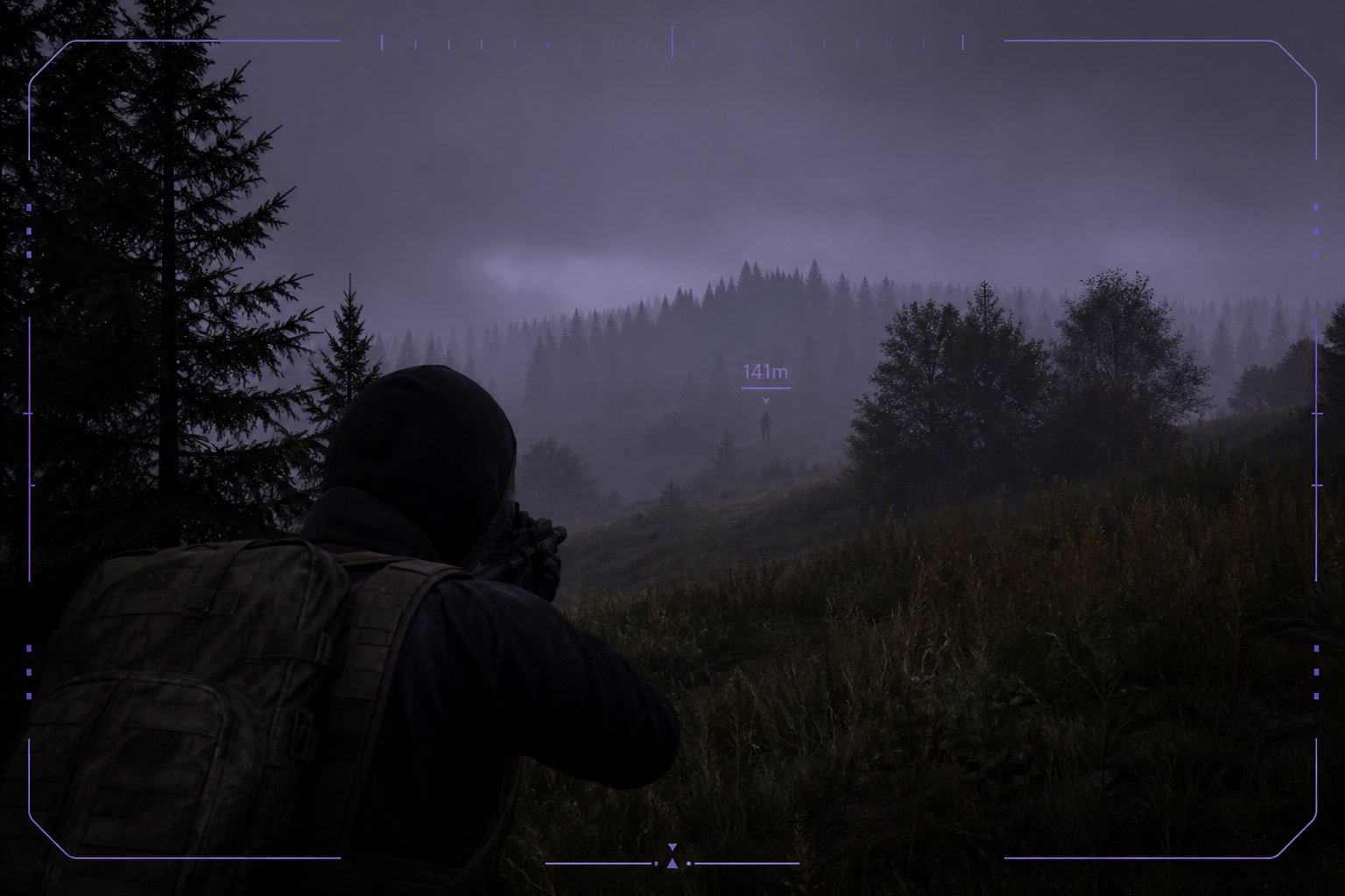 DayZ distance ESP numbers on distant player